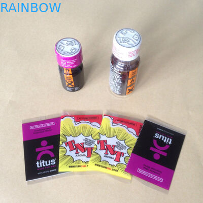 병 포장 스티커를 위한 주문품 pvc 수축 소매 상표