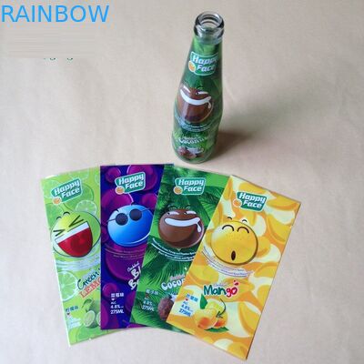 병 포장 스티커를 위한 주문품 pvc 수축 소매 상표