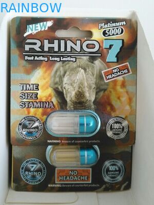 OEM ODM 종이상자 포장 남성 성 증진 알약 콘테이너