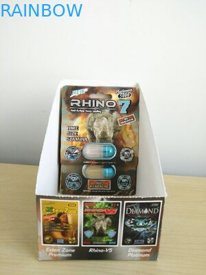 OEM ODM 종이상자 포장 남성 성 증진 알약 콘테이너