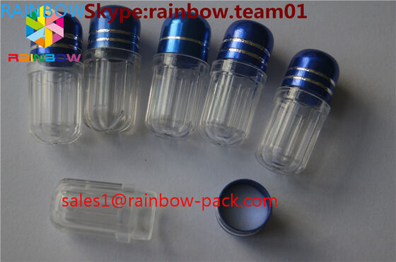 작은 알약 모양 캡슐 콘테이너 성 알약은 코뿔소 7 알약 포장 증진 약병을 위한 캡슐 상자를 요약합니다