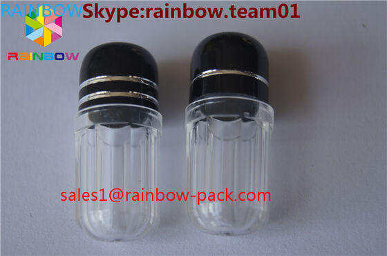 금속 모자 플라스틱 약병을 가진 약병 성 약병 콘테이너 플라스틱 용기 캡슐 성 약병