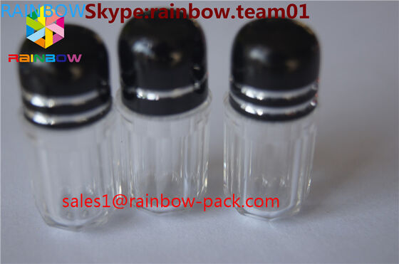 판매 capsul 콘테이너 형사를 위한 플라스틱 약병은 병 6각형 파란 캡슐 콘테이너 및 8각형 모양을 형성했습니다