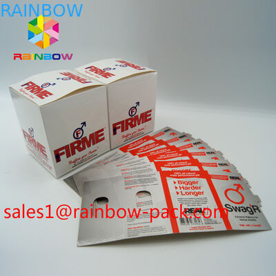 카드 3D를 포장하는 까만 Mamba 전시 상자 성 증진 알약은 성 알약을 초래합니다