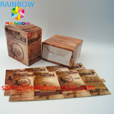 카드 3D를 포장하는 까만 Mamba 전시 상자 성 증진 알약은 성 알약을 초래합니다