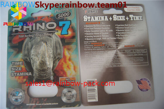 까만 mamba 3D는 서류상 카드 3D 성 알약 카드를 포장하는 바위처럼 견고한 직립 성 알약 3D 포장 카드 3d 성 알약을 카드에 적습니다