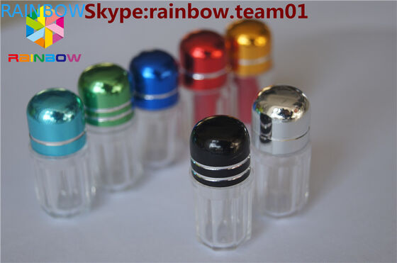 빈 플라스틱은 금속 모자 물집 rhino7를 요약합니다 & 코뿔소 25 빈 색깔 캡슐 빈 플라스틱 캡슐은 상자를 요약합니다