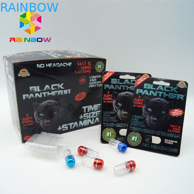 작은 여성은 금속 모자 성 알약 인쇄한 모자 성 캡슐 포장을 가진 포장 캡슐 병을 가진 병을 메모장에 기입합니다