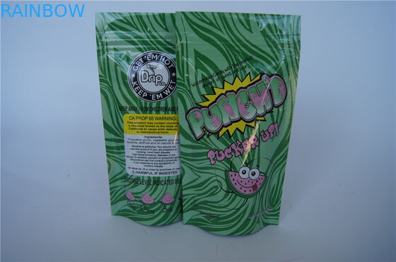 포장하는 지퍼 초본 향, Resealabe 화향 알루미늄 호일은 주머니를 위로 서 있습니다