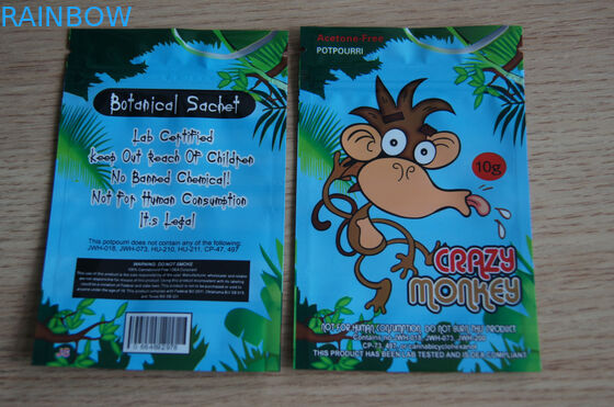 4G 5G 10G는 화향 부대, 부대 사진 요판 인쇄를 포장하는 Scooby Snax 향미료를 비웁니다