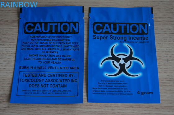 부대, Klimax 초본 향 Zip 자물쇠 비닐 봉투를 포장하는 식물 추출물 향미료