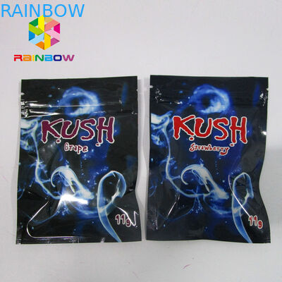 포장하는 Resealable 향미료 초본 향은, 지플락 mylar 1닢의 옆 명확한 자루에 넣습니다