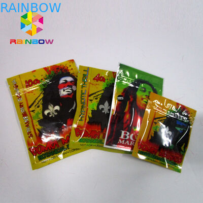 포장하는 Resealable 향미료 초본 향은, 지플락 mylar 1닢의 옆 명확한 자루에 넣습니다