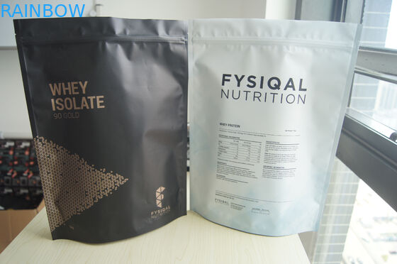 480g를 위한 알루미늄 호일 유장 단백질 분말 부대를 위로 서 있으십시오