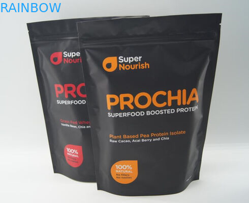 480g를 위한 알루미늄 호일 유장 단백질 분말 부대를 위로 서 있으십시오