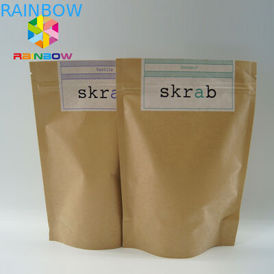 내구재에 의하여 일렬로 세워진 알루미늄 호일은 음식, 친절한 Eco를 위해 포장하는 부대를 위로 서 있습니다