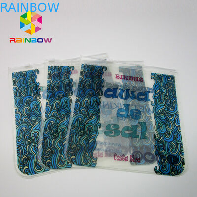 PVC 비키니 지퍼 부대를 포장하는 주문 수영복