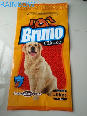 옆 삼각천 주머니 음식 저장 애완 동물 동물성 식품을 위한 포장 부대 옆 삼각천