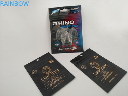 앙코르 단단한 캡슐 분말을 위한 3개의 옆 물개 알약 포장 주머니 부대 눈물 노치