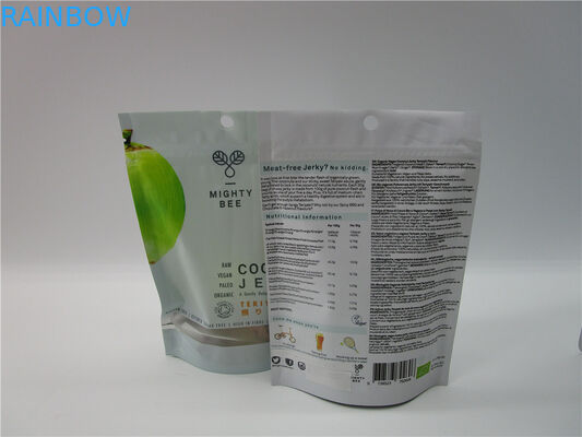 명확한 창/고무 같은 지퍼 향낭 눈물 노치를 가진 위로 Canabis 주문을 받아서 만들어진 부대를 서 있으십시오