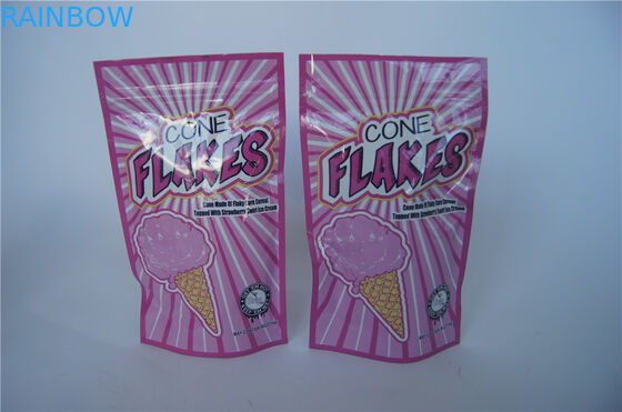 다른 과일 풍미를 위한 지플락 작은 THC/CBD 알루미늄 호일 지퍼 정상 부대 양념을 치십시오