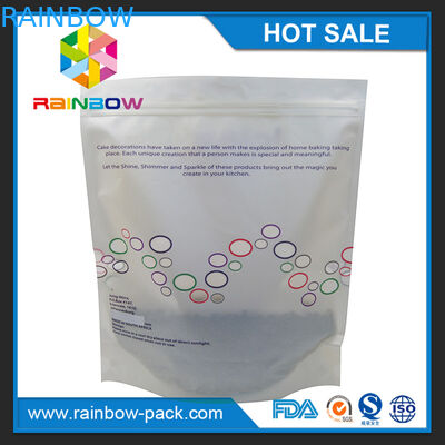 매트는 로고 인쇄를 위로 서 있습니다 밑바닥 삼각천을 가진 지플락 주머니를 주문을 받아서 만들었습니다