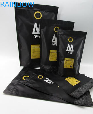 도매 친절한 싼 콩을 위한 주문 인쇄 250g/500g/1kg kraft 종이 1회분의 커피 봉지를 위로 서 있습니다