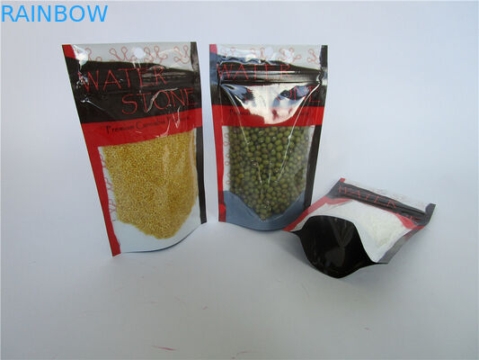 관례는 창을 가진 플라스틱 고무 같은 사탕/젤리 빈 포장 부대를 인쇄했습니다