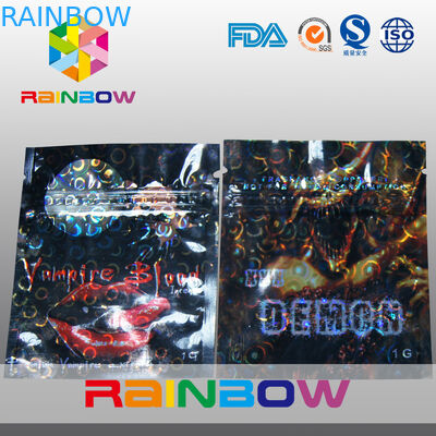 눈물 노치를 가진 박판으로 만들어진 물자 원숭이 초본 향 소형 지플락 부대