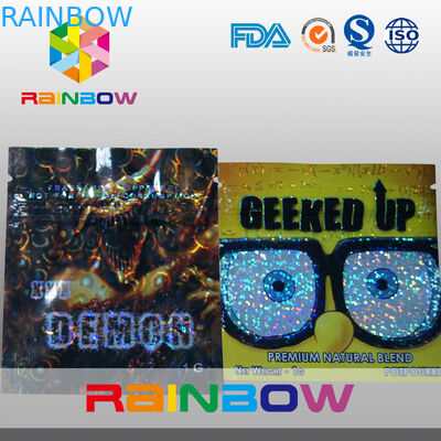 눈물 노치를 가진 박판으로 만들어진 물자 원숭이 초본 향 소형 지플락 부대