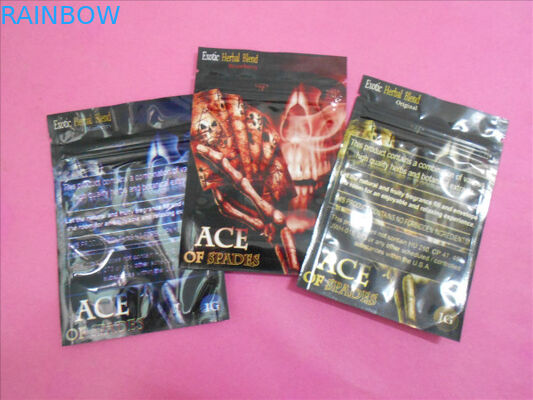 편평한 지퍼 주머니 화학 알약 THC 향낭을 포장하는 캘리포니아 꿈 초본 향