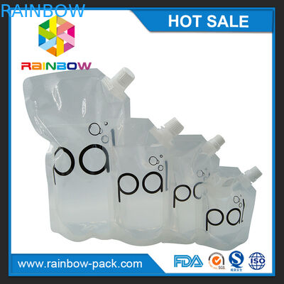 4oz/8oz/투명한 16oz는 BPA 자유로운 주둥이를 가진 포도주 주머니를 위로 서 있습니다