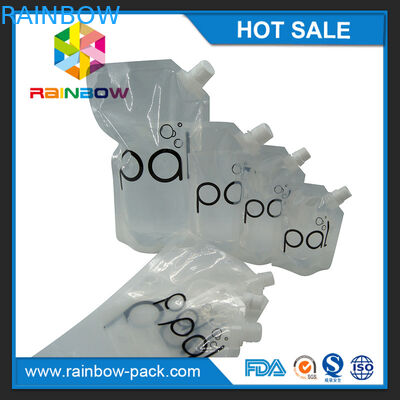 4oz/8oz/투명한 16oz는 BPA 자유로운 주둥이를 가진 포도주 주머니를 위로 서 있습니다