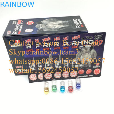 자주색 코뿔소 99를 위한 남성 증진 알약 3D 물집 포장 카드 30000/코뿔소 69 35000