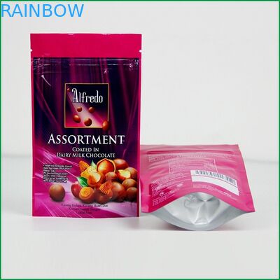 주문 초콜렛/초콜렛 포장 부대를 위한 로고를 가진 지퍼 부대를 위로 서 있으십시오