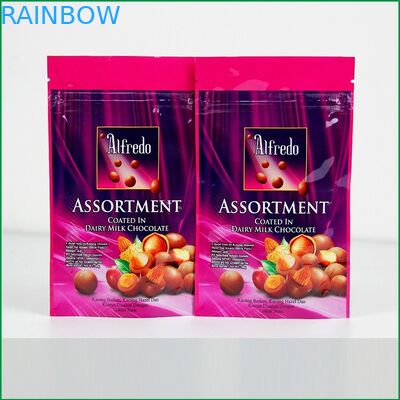 주문 초콜렛/초콜렛 포장 부대를 위한 로고를 가진 지퍼 부대를 위로 서 있으십시오