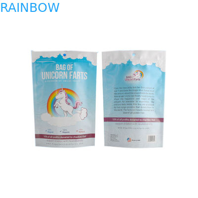 지플락 백색 파랑을 포장하는 박판으로 만들어진 플라스틱 Alumimum 포일 주머니는 시니 경기를 합니다