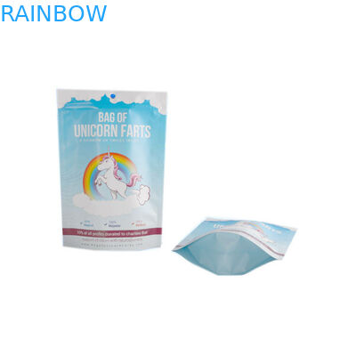 지플락 백색 파랑을 포장하는 박판으로 만들어진 플라스틱 Alumimum 포일 주머니는 시니 경기를 합니다