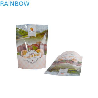 지플락 식사는 건조 과일 포장을 위해 포장하는 플라스틱 주머니를 위로 서 있습니다