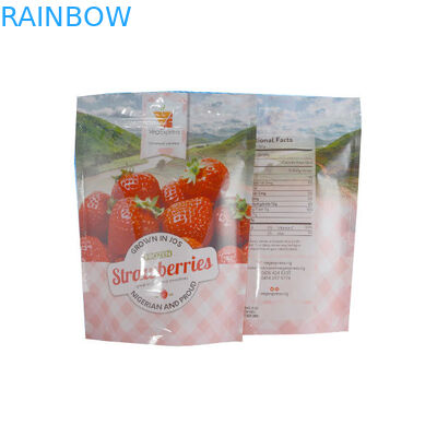 지플락 식사는 건조 과일 포장을 위해 포장하는 플라스틱 주머니를 위로 서 있습니다