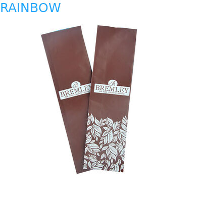 친절한 편평한 바닥 음식 급료 Eco는 주머니 커피 포장 기체 제거 벨브를 위로 서 있습니다