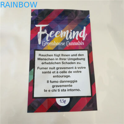 Cbd Thc 연한 캔디는 열 Sealable 비닐 봉투, 고무 같은 Cbd를 위한 알루미늄 호일 향낭을 씨를 뿌립니다