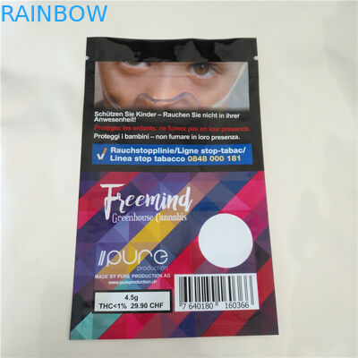 Cbd Thc 연한 캔디는 열 Sealable 비닐 봉투, 고무 같은 Cbd를 위한 알루미늄 호일 향낭을 씨를 뿌립니다