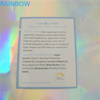 플라스틱 알루미늄 호일 주머니 포장 표본 향낭 화장품, 3 옆 바다표범 어업 화장용 표본 향낭