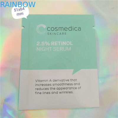 플라스틱 알루미늄 호일 주머니 포장 표본 향낭 화장품, 3 옆 바다표범 어업 화장용 표본 향낭