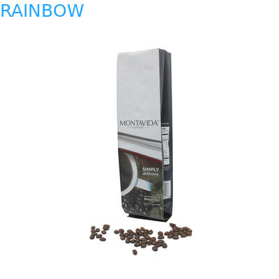 관례는 옆 삼각천 포일에 의하여 일렬로 세워진 1회분의 커피 봉지 도매 팩 500g 1kg를 인쇄했습니다