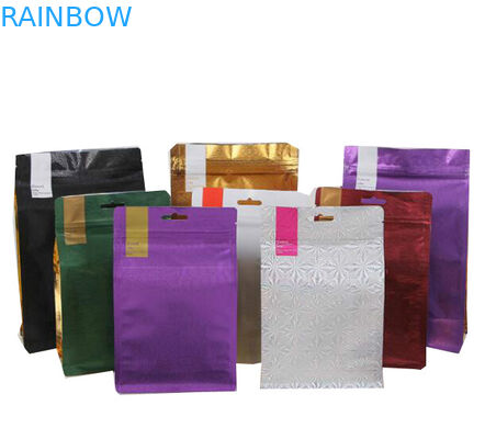 기체 제거 벨브 500g 1kg를 가진 도매 알루미늄 호일 주석 동점 편평한 구획 바닥 커피 포장 부대