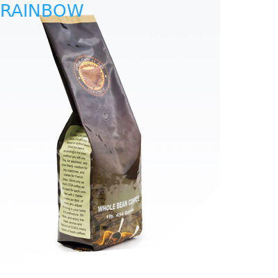 관례 250g 500g 1kg 정방형 블럭 편평한 바닥 지플락 커피 콩 포장 부대