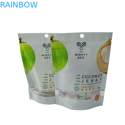 초콜릿 칩 쿠키 건빵을 위해 포장하는 지퍼 부대 플라스틱 주머니를 위로 서 있으십시오