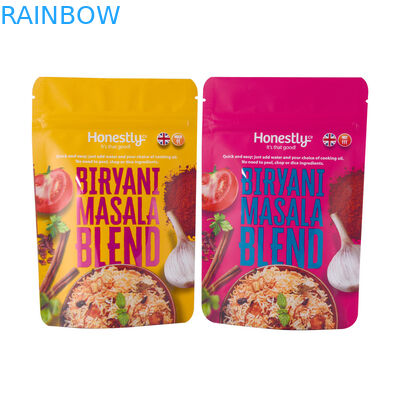 주문을 받아서 만드는 주머니 지퍼 부대 음식 급료 플라스틱 견과 식사 부대를 위로 서 있으십시오